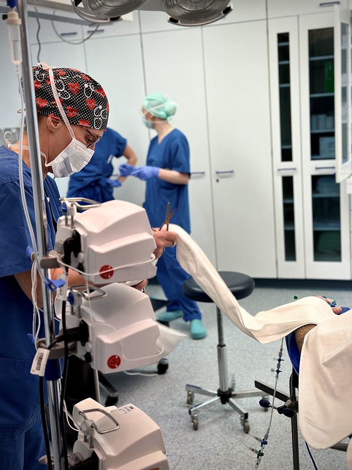 Anaesthesia nursing in the operating room